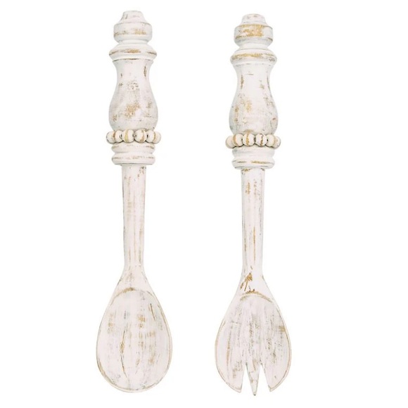 COPY - Mud Pie Beaded Wood Servers - Picture 1 of 7